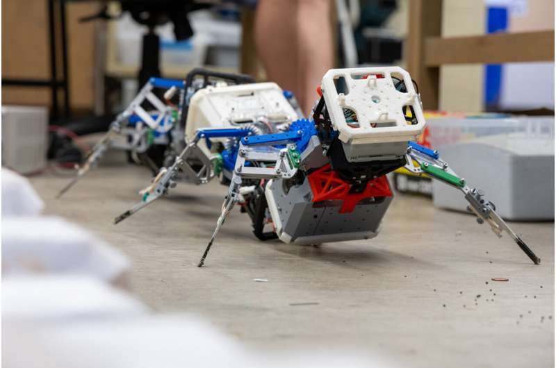 Разбегающиеся многоножки вдохновляют многоногих роботов, способных преодолевать сложные ландшафты